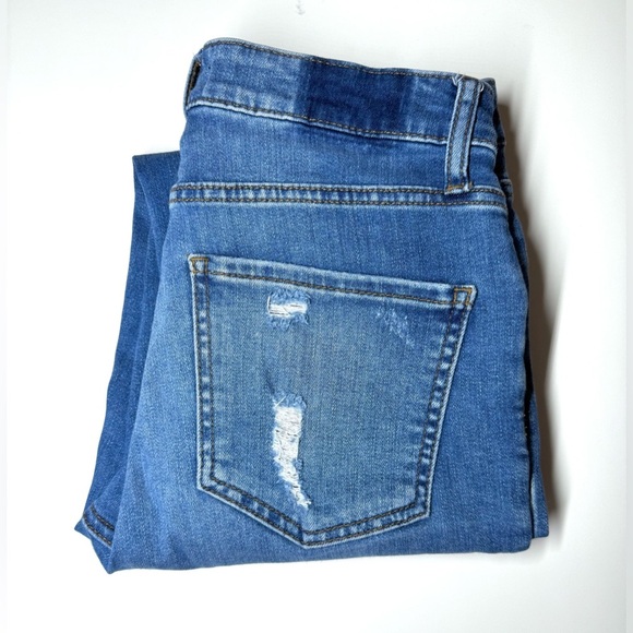 Kut From The Kloth Women’s Elizabeth High Rise Crop Straight Leg Jeans Size- 2 - Picture 10 of 10